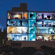 <strong>“Voyeur” Cube Film Installation</strong><br /><strong>HBO - BBDO New York</strong> <br />A demo of HBO’s unique storytelling. Installations in NY and Chicago drew huge crowds. In month one, 1.2 million viewers to website spending average of 9 minutes each.