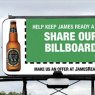 <strong>“Share our Billboard”</strong><br /><strong>James Ready - Leo Burnett Toronto</strong> <br />Since launch of “Help us help you pay less” campaign “to keep JR a buck”, the brand has increased sales by 183.6%