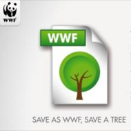 <strong>“Save as WWF”</strong><br /><strong>WWF - Jung von Matt Hamburg</strong> <br />Not a campaign for environmental protection. This is environmental protection. The world’s first green file format (it can’t be printed out). Software downloaded 30,000 times with visitors from 183 countries.