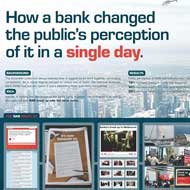 <strong>"Break Up"</strong><br /><strong>National Australia Bank - Clemenger BBDO Melbourne</strong> <br />Campaign let public witness NAB break up with the other biggest banks (over fee fixing and monopoly tactics). Attracted 180,000 new-to-bank customers over 11 weeks.